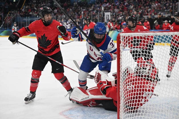 GIOCHI OLIMPICI - Olimpiadi Invernali Milano-Cortina 2026 - Ice hockey, Eishockey - CANADA vs USA MURPHY Abbey (USA) during Ice Hockey - CANADA vs USA, Olympic Winter games, Winterspiele,Spiele, Summer games Milano-Cortina 2026 in Milano, Italy, February 10 2026 Cortina D Ampezzo Italy  Copyright: xIPAxSport ABACAx