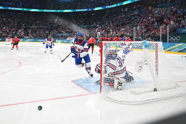 HARVEY Caroline (USA) during Ice hockey, Eishockey - CANADA vs USA, Olympic Winter games, Winterspiele,Spiele, Summer games Milano-Cortina 2026 in Milano, Italy, February 10 2026  Copyright: xFilippoxTomasi IPAxSportx xipa-agency.netx xx IPA_71239932 IPA_Agency_IPA71239932