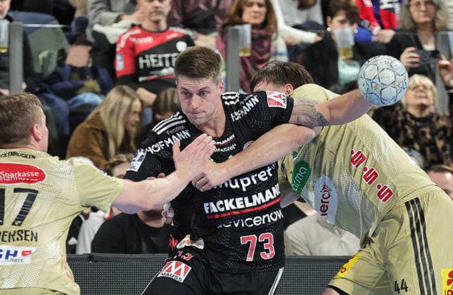 10 02 2026 Handball 1 Bundesliga DAIKIN HBL Season 2025 2026 20 Matchday HC Erlangen Metropolregion Nürnberg HCE TSV Hannover Burgdorf Die Recken DaMa xdaxmax August Baskar Pedersen 17, TSV Hannover Burgdorf Viggo Kristjansson 73, HC Erlangen HCE Thomas Alfred Solstad 44, TSV Hannover Burgdorf