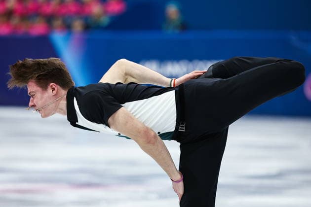 ITALY, MILAN - FEBRUARY 10, 2026: Vladimir Samoilov of Poland performs his short programme in the men s single skating event during the 2026 Winter Olympic Games, Olympische Spiele, Olympia, OS at the Milano Ice Skating Arena 2026 Winter Olympics: Figure skating, Eiskunstlauf  - ZUMAt113 20260210_zaa_t113_988 Copyright: xMikhailxTereshchenkox