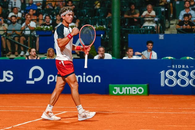 ATP_ARGENTINA_OPEN_2026 BUENOS AIRES, AR - 10.02.2026: ATP_ARGENTINA_OPEN_2026 - Buenos Aires, Argentina. 10 Feb 2026 . Action during the men& 39;s singles match of the Round of 32 of the Argentina Open 2026, at the Buenos Aires Lawn Tennis Club. (Photo: Lucas Mangi Fotoarena) x2881959x  LucasxMangi