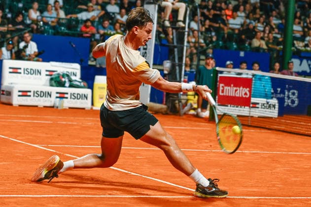 ATP_ARGENTINA_OPEN_2026 BUENOS AIRES, AR - 10.02.2026: ATP_ARGENTINA_OPEN_2026 - Buenos Aires, Argentina. 10 Feb 2026 . Action during the men& 39;s singles match of the Round of 32 of the Argentina Open 2026, at the Buenos Aires Lawn Tennis Club. (Photo: Lucas Mangi Fotoarena) x2881973x  LucasxMangi