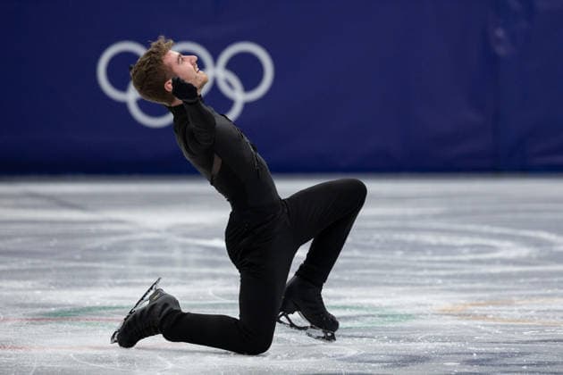 February 10, 2026, Milano, Lombardy, Italy: Yuma Kagiyama of Japan react after his performance in Men Figure skating, Eiskunstlauf Short program during the 2026 Winter Olympics at the Milano Ice Skating Arena on Tuesday in Milano. Olympics 2026: Milano Cortina: Figure Skating Men S  - ZUMAj89_ 20260210_oly_j89_097 Copyright: xPaulxKitagakixJr.x