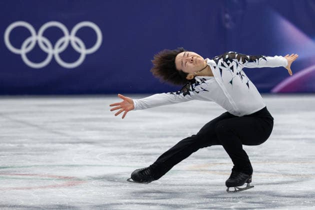 February 10, 2026, Milano, Lombardy, Italy: Yuma Kagiyama of Japan perform in Men Figure skating, Eiskunstlauf Short program during the 2026 Winter Olympics at the Milano Ice Skating Arena on Tuesday in Milano. Olympics 2026: Milano Cortina: Figure Skating Men S  - ZUMAj89_ 20260210_oly_j89_090 Copyright: xPaulxKitagakixJr.x