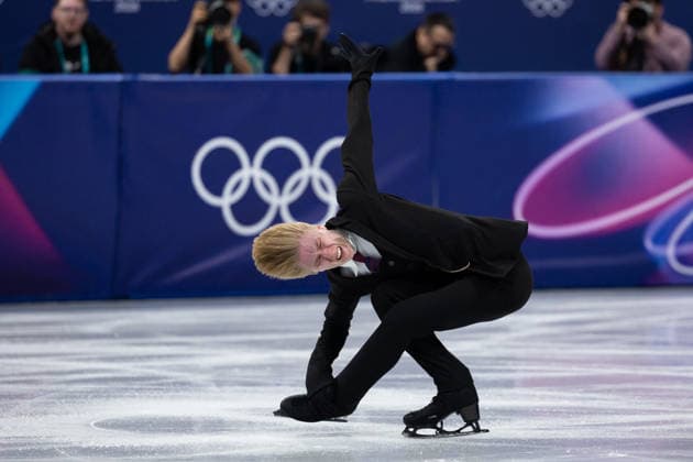 February 10, 2026, Milano, Lombardy, Italy: Stephen Gogolev of Canada skates in Men Figure skating, Eiskunstlauf Short program during the 2026 Winter Olympics at the Milano Ice Skating Arena on Tuesday in Milano. Milano Italy - ZUMAj89_ 20260210_oly_j89_158 Copyright: xPaulxKitagakixJr.x