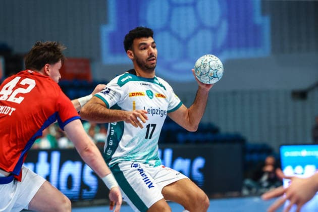 Handball I Men I Season 2025 2026 I Bundesliga I 20 Matchday I HSV Hamburg SC DHFK Leipzig I 10 02 2026 Ahmed Moustafa Khairi Khairy Nasralla 17, SC DHfK Leipzig Copyright: xLobeca RalfxHomburgx