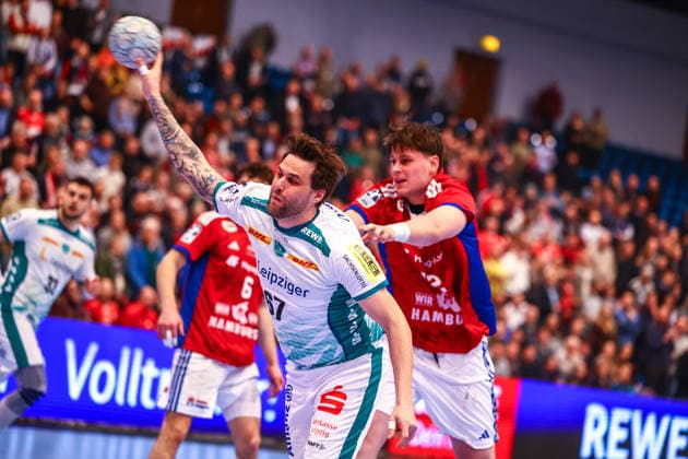 Handball I Men I Season 2025 2026 I Bundesliga I 20 Matchday I HSV Hamburg SC DHFK Leipzig I 10 02 2026 Dean Bombac SC DHFK Leipzig Copyright: xLobeca RalfxHomburgx