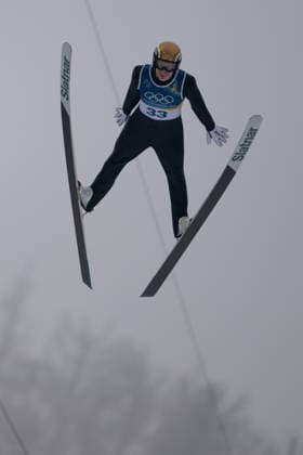 OLYMPICS - Winter Olympic Games, Olympische Spiele, Olympia, OS Milano Cortina 2026 PREDAZZO,ITALY,11.FEB.26 - OLYMPICS, NORDIC SKIING, NORDIC COMBINED, Ski jumping, Skispringen, Ski, nordisch - Winter Olympic Games Milano Cortina 2026, normal hill, men. Image shows Einar Luraas Oftebro (NOR).  GEPAxpictures xOliverxLerch