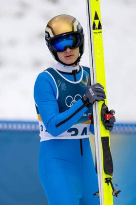 OLYMPICS - Winter Olympic Games, Olympische Spiele, Olympia, OS Milano Cortina 2026 PREDAZZO,ITALY,11.FEB.26 - OLYMPICS, NORDIC SKIING, NORDIC COMBINED, Ski jumping, Skispringen, Ski, nordisch - Winter Olympic Games Milano Cortina 2026, normal hill, men. Image shows Julian Schmid (GER).  GEPAxpictures xOliverxLerch