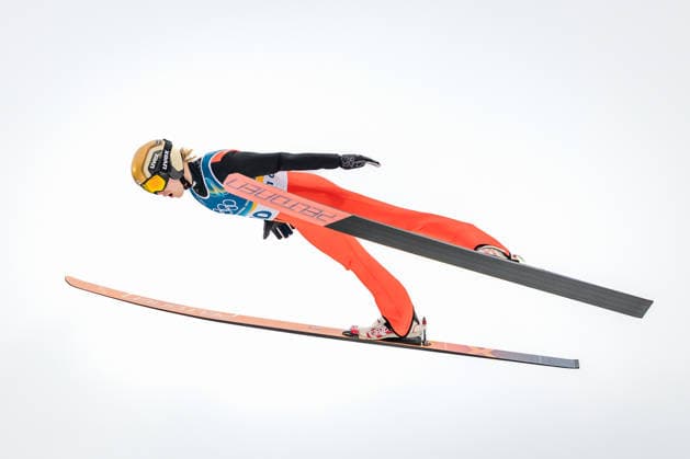 OLYMPICS - Winter Olympic Games, Olympische Spiele, Olympia, OS Milano Cortina 2026 PREDAZZO,ITALY,11.FEB.26 - OLYMPICS, NORDIC SKIING, NORDIC COMBINED, Ski jumping, Skispringen, Ski, nordisch - Winter Olympic Games Milano Cortina 2026, normal hill, men. Image shows Wille Karhumaa (FIN).  GEPAxpictures xMatthiasxTrinkl