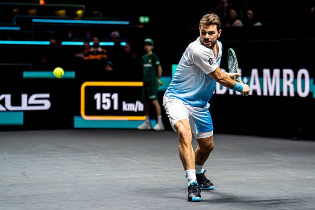 2026-02-11 ABN AMRO Open - Day Three ROTTERDAM, NETHERLANDS - FEBRUARY 11: Stanislas Wawrinka competing during Day Three of the ABN AMRO Open at Rotterdam Ahoy on February 11, 2026 in Rotterdam, Netherlands. (Photo by Gabriel Calvino Alonso BSR Agency) Rotterdam Netherlands Content not available for redistribution in The Netherlands directly or indirectly through any third parties. Copyright: xBSRxAgencyx