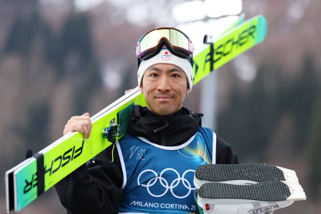 Akito Watabe (JPN), FEBRUARY 11, 2026 - Nordic Combined : Individual NH 10km during the Milano Cortina 2026 Olympic Winter games, Winterspiele,Spiele, Summer games at Predazzo Ski jumping, Skispringen, Ski, nordisch Stadium in Predazzo, Italy. Noxthirdxpartyxsales  aflo_319320233