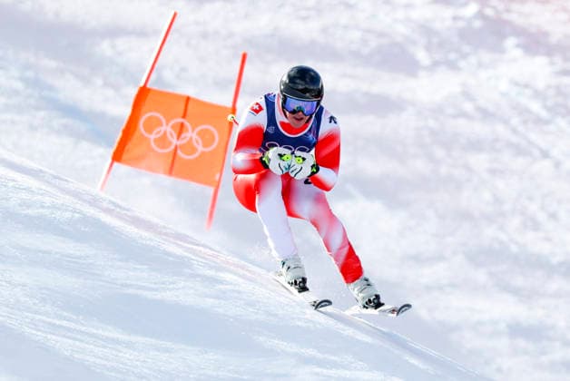 OLYMPICS - Winter Olympic Games, Olympische Spiele, Olympia, OS Milano Cortina 2026 BORMIO,ITALY,11.FEB.26 - OLYMPICS, ALPINE SKIING - Winter Olympic Games Milano Cortina 2026, Super G, men. Image shows Franjo von Allmen (SUI).  GEPAxpictures xHaraldxSteiner