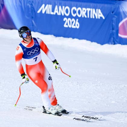 OLYMPICS - Winter Olympic Games, Olympische Spiele, Olympia, OS Milano Cortina 2026 BORMIO,ITALY,11.FEB.26 - OLYMPICS, ALPINE SKIING - Winter Olympic Games Milano Cortina 2026, Super G, men. Image shows Franjo von Allmen (SUI).  GEPAxpictures xWolfgangxGrebien