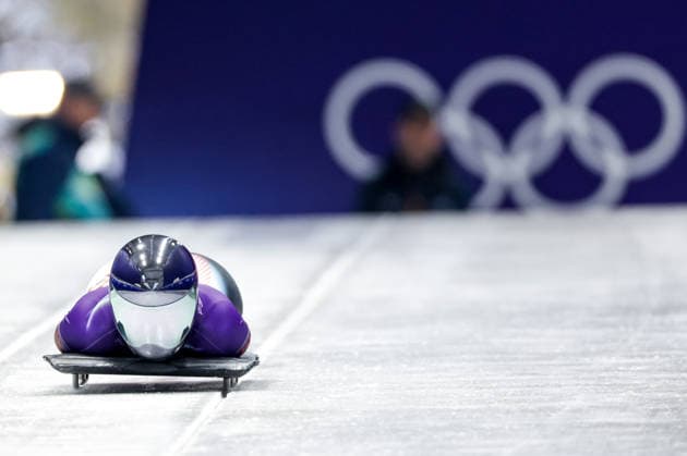 OLYMPICS - Winter Olympic Games, Olympische Spiele, Olympia, OS Milano Cortina 2026 CORTINA D AMPEZZO,ITALY,11.FEB.26 - OLYMPICS, SKELETON - Winter Olympic Games Milano Cortina 2026, women, training. Image shows Janine Flock (AUT).  GEPAxpictures xMaticxKlansek