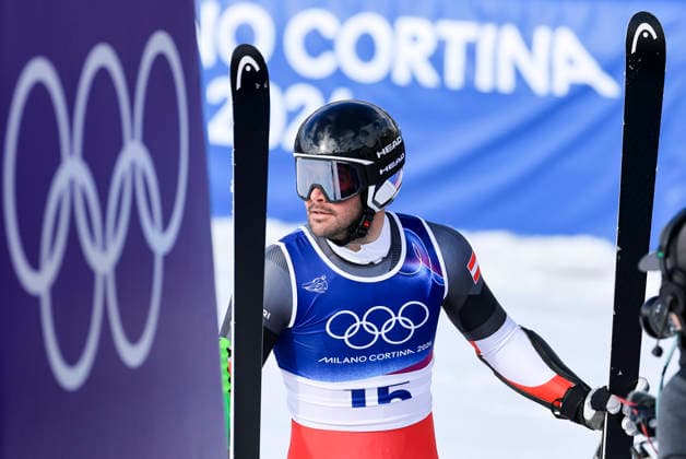 OLYMPICS - Winter Olympic Games, Olympische Spiele, Olympia, OS Milano Cortina 2026 BORMIO,ITALY,11.FEB.26 - OLYMPICS, ALPINE SKIING - Winter Olympic Games Milano Cortina 2026, Super G, men. Image shows Vincent Kriechmayr (AUT).  GEPAxpictures xWolfgangxGrebien