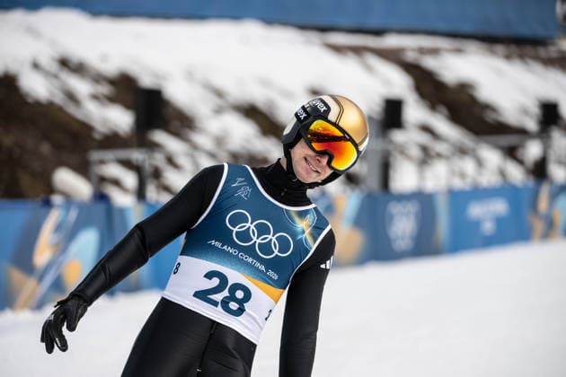 Vinzenz Geiger ( Deutschland ), Nordic Combined Individual Men, Milano Cortina 2026 Olympic Games, Olympische Spiele, Olympia, OS 11-02-2026 *** Vinzenz Geiger Germany , Nordic Combined Individual Men, Milano Cortina 2026 Olympic Games 11 02 2026 Copyright: HMBxMedia MarcxNiemeyer