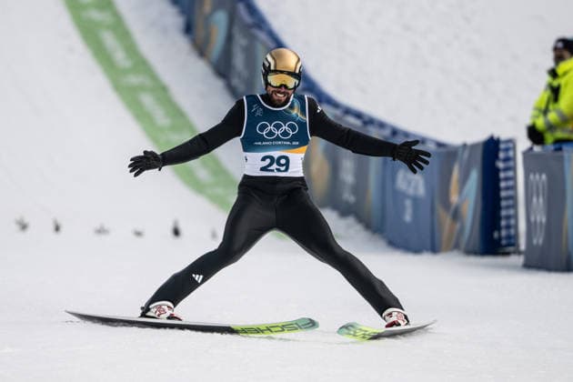 Johannes Rydzek ( Deutschland ), Nordic Combined Individual Men, Milano Cortina 2026 Olympic Games, Olympische Spiele, Olympia, OS 11-02-2026 *** Johannes Rydzek Germany , Nordic Combined Individual Men, Milano Cortina 2026 Olympic Games 11 02 2026 Copyright: HMBxMedia MarcxNiemeyer