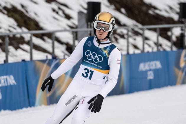 Thomas Rettenegger ( ?sterreich ), Nordic Combined Individual Men, Milano Cortina 2026 Olympic Games, Olympische Spiele, Olympia, OS 11-02-2026 *** Thomas Rettenegger Austria , Nordic Combined Individual Men, Milano Cortina 2026 Olympic Games 11 02 2026 Copyright: HMBxMedia MarcxNiemeyer