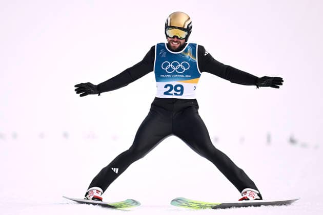 RYDZEK Johannes Team GER Ski Springen Nordische Kombination in Predazzo Olympics - Olympische Winterspiele 2026 Mailand - Cortina 06 - 22 Februar 2026 in Italien am 11.02.2026 in Predazzo *** RYDZEK Johannes Team GER Ski Jumping Nordic Combined in Predazzo Olympics Olympic Winter Games 2026 Milan Cortina 06 22 February 2026 in Italy on 11 02 2026 in Predazzo Copyright: xx