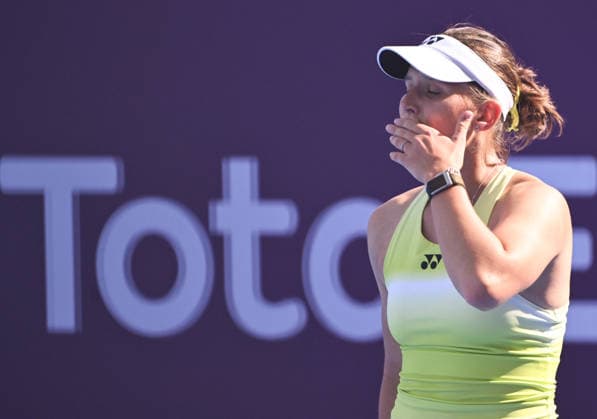 Qatar TotalEnergies Open 2026 - Day Four DOHA, QATAR FEBRUARY 11: Varvara Gracheva of France competes against Maria Sakkari of Greece in the Round of 16 on Day Four of the Qatar TotalEnergies Open, part of the Hologic WTA, Tennis Damen Tour, at the Khalifa International Tennis and Squash Complex on February 11, 2026 in Doha, Qatar. Doha Qatar  Copyright: xArturxWidakx originalFilename:widak-qatartot260211_nprXp.jpg