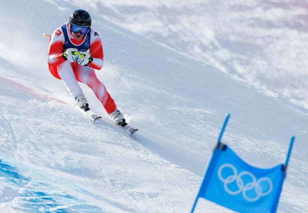 OLYMPICS - Winter Olympic Games, Olympische Spiele, Olympia, OS Milano Cortina 2026 BORMIO,ITALY,11.FEB.26 - OLYMPICS, ALPINE SKIING - Winter Olympic Games Milano Cortina 2026, Super G, men. Image shows Franjo von Allmen (SUI).  GEPAxpictures xHaraldxSteiner