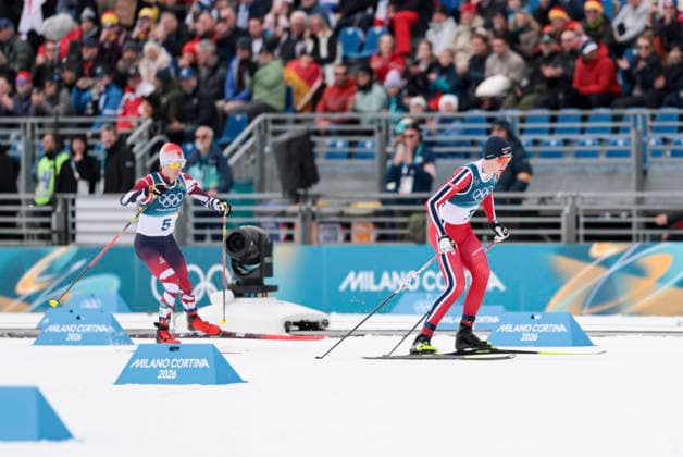OLYMPICS - Winter Olympic Games, Olympische Spiele, Olympia, OS Milano Cortina 2026 TESERO,ITALY,11.FEB.26 - OLYMPICS, NORDIC SKIING, NORDIC COMBINED, CROSS COUNTRY - Winter Olympic Games Milano Cortina 2026, 10km Gundersen, men. Image shows Stefan Rettenegger (AUT).  GEPAxpictures xMatthiasxTrinkl