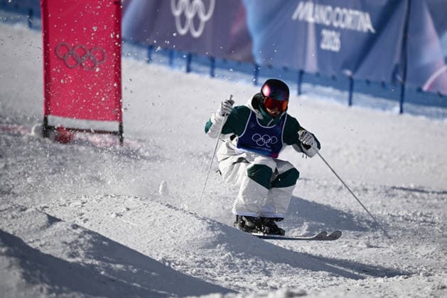 2026 WINTER Olympic Games, Olympische Spiele, Olympia, OS Jakara Anthony of Australia in action duringthe warm up runs ahead of the Freestyle Skiing Women™s Moguls final at the Livigno aerials and moguls park on day 5 of the 2026 Milano Cortina Winter Olympic Games in Sondrio, Italy, Wednesday, February 11, 2026. ( NO ARCHIVING, EDITORIAL USE ONLY MILANO LOMBARDY ITALY  Copyright: xDANxHIMBRECHTSx 20260212190687374385