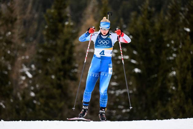 260211 Ukaleq Astri Slettemark of Denmark competes in women s biathlon 15 km individual during day 5 of the 2026 Winter Olympics on February 11, 2026 in Anterselva. Photo: Mathias Bergeld BILDBYRAN kod MB JM0789 skidskytte biathlon skiskyting Olympic Games, Olympische Spiele, Olympia, OS olympics winter olympics os ol olympiska spel vinter-os olympiske leker milano cortina 2026 milan cortina 2026 milano cortina 2026 olympic games milano cortina 2026 winter olympic games milano cortina-os milano cortina-ol vinter-ol 5 bbeng individual 15 km dam women kvinner danmark *** 260211 Ukaleq Astri Slettemark of Denmark competes in women s biathlon 15 km individual during day 5 of the 2026 Winter Olympics on February 11, 2026 in Anterselva Photo Mathias Bergeld BILDBYRAN kod MB JM0789 biathlon biathlon olympic games olympics olympics winter olympics os ol olympiska spel vinter os olympiske leker milano cortina 2026 milan cortina 2026 milano cortina 2026 olympic games milano cortina 2026 winter olympic games milano cortina os milano cortina ol vinter ol 5 bbeng individual 15 km dam women kvinner danmark  Copyright: MATHIASxBERGELD BB260211MB001