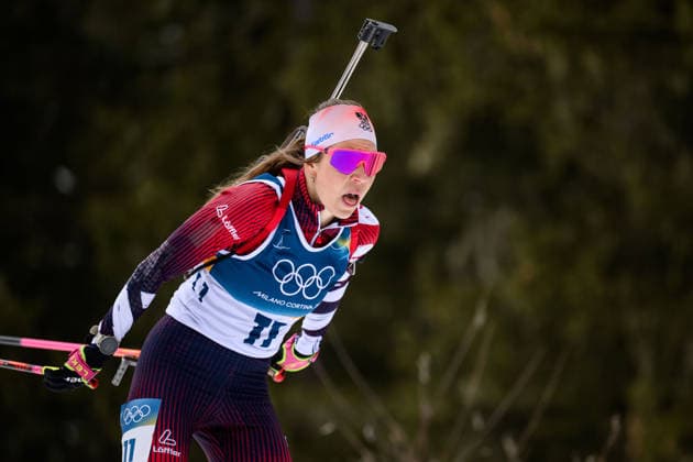 260211 Tamara Steiner of Austria competes in women s biathlon 15 km individual during day 5 of the 2026 Winter Olympics on February 11, 2026 in Anterselva. Photo: Mathias Bergeld BILDBYRAN kod MB JM0789 skidskytte biathlon skiskyting Olympic Games, Olympische Spiele, Olympia, OS olympics winter olympics os ol olympiska spel vinter-os olympiske leker milano cortina 2026 milan cortina 2026 milano cortina 2026 olympic games milano cortina 2026 winter olympic games milano cortina-os milano cortina-ol vinter-ol 5 bbeng individual 15 km dam women kvinner *** 260211 Tamara Steiner of Austria competes in women s biathlon 15 km individual during day 5 of the 2026 Winter Olympics on February 11, 2026 in Anterselva Photo Mathias Bergeld BILDBYRAN code MB JM0789 biathlon biathlon olympic games olympics olympics winter olympics os ol olympiska spel vinter os olympiske leker milano cortina 2026 milan cortina 2026 milano cortina 2026 olympic games milano cortina 2026 winter olympic games milano cortina os milano cortina ol vinter ol 5 bbeng individual 15 km dam women kvinner  Copyright: MATHIASxBERGELD BB260211MB004