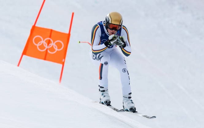 OLYMPICS - Winter Olympic Games, Olympische Spiele, Olympia, OS Milano Cortina 2026 BORMIO,ITALY,11.FEB.26 - OLYMPICS, ALPINE SKIING - Winter Olympic Games Milano Cortina 2026, Super G, men. Image shows Simon Jocher (GER).  GEPAxpictures xHaraldxSteiner