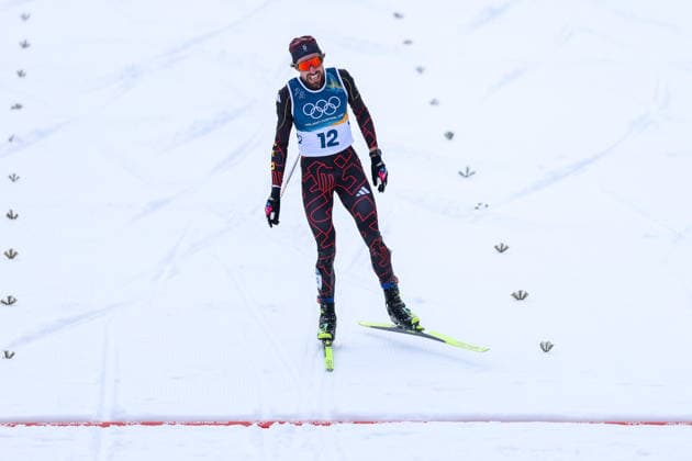 Olympische Winterspiele Milano Cortina 2026 Nordische Kombination Einzel Gundersen Normalschanze 10km am 11.02.2026 im Tesero Cross-Country Skiing Stadium in Cortina d™Ampezzo Johannes Rydzek ( Deutschland ) *** Olympic Winter Games Milano Cortina 2026 Nordic Combined Individual Gundersen Normal Hill 10km on 11 02 2026 at Tesero Cross Country Skiing Stadium in Cortina d™Ampezzo Johannes Rydzek Germany xMSx
