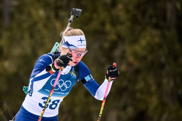 260211 Suvi Minkkinen of Finland competes in women s biathlon 15 km individual during day 5 of the 2026 Winter Olympics on February 11, 2026 in Anterselva. Photo: Mathias Bergeld BILDBYRAN kod MB JM0789 skidskytte biathlon skiskyting Olympic Games, Olympische Spiele, Olympia, OS olympics winter olympics os ol olympiska spel vinter-os olympiske leker milano cortina 2026 milan cortina 2026 milano cortina 2026 olympic games milano cortina 2026 winter olympic games milano cortina-os milano cortina-ol vinter-ol 5 bbeng individual 15 km dam women kvinner *** 260211 Suvi Minkkinen of Finland competes in women s biathlon 15 km individual during day 5 of the 2026 Winter Olympics on February 11, 2026 in Anterselva Photo Mathias Bergeld BILDBYRAN code MB JM0789 biathlon biathlon olympic games olympics olympics winter olympics os ol olympiska spel vinter os olympiske leker milano cortina 2026 milan cortina 2026 milano cortina 2026 olympic games milano cortina 2026 winter olympic games milano cortina os milano cortina ol vinter ol 5 bbeng individual 15 km dam women kvinner  Copyright: MATHIASxBERGELD BB260211MB028