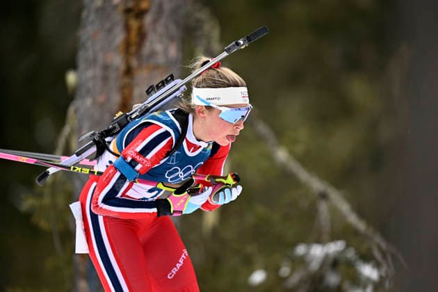 ANTERSELVA, ITALIEN 20260211 Ingrid Landmark Tandrevold, Norge, under damernas 15 km distanslopp i skidskytte i Anterselva under vinter-OS i Milano Cortina, Italien. *** Bilden ingar i SPORTPAKET. För övriga BETALBILD *** ANTERSELVA ITALIEN x10050x *** ANTERSELVA, ITALY 20260211 Ingrid Landmark Tandrevold, Norway, during the womens 15 km biathlon distance race in Anterselva during the Winter Olympics in Milan Cortina, Italy Picture in SPORT PACKAGE For others PAY PICTURE ANTERSELVA ITALY x10050x  Copyright: xPontusxLundahl TTx OS 2026 SKIDSKYTTE 15 KM DAMER