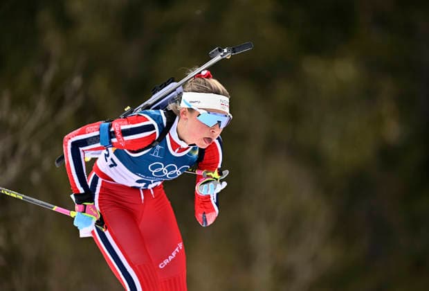 ANTERSELVA, ITALY 20260211 Ingrid Landmark Tandrevold, Norway, during the women s 15 km distance race in biathlon in Anterselva during the Winter Olympics in Milan Cortina, Italy. *** The image is included in the SPORTS PACKAGE. For others PAID IMAGE *** ANTERSELVA ITALY x10050x *** ANTERSELVA, ITALY 20260211 Ingrid Landmark Tandrevold, Norway, during the women s 15 km distance race in biathlon in Anterselva during the Winter Olympics in Milan Cortina, Italy The image is included in the SPORTS PACKAGE For others PAID IMAGE ANTERSELVA ITALY x10050x  Copyright: xPontusxLundahl TTx 2026 OLYMPICS BIATHING 15 KM WOMEN