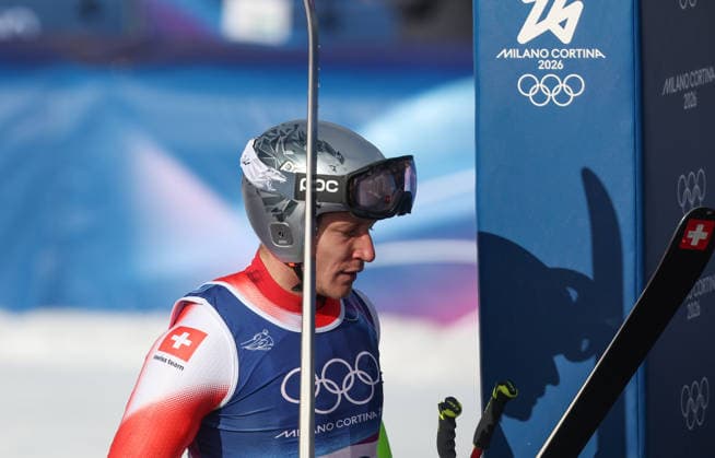 Milano Cortina 2026 - XXV Olympic Winter games, Winterspiele,Spiele, Summer games Bormio - Italy Alpine skiing - Men s SuperG Image Show: Silver Medal ODERMATT Marco (SUI)  Copyright: xSergioxBisi IPAxSportx xipa-agency.netx xx IPA_71314157 IPA_Agency_IPA71314157