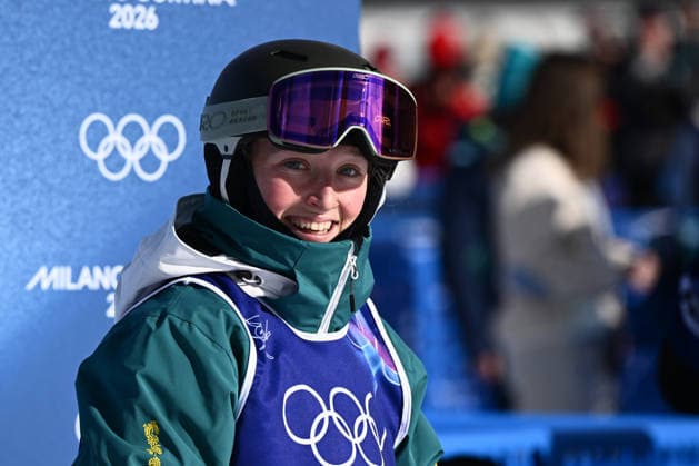 2026 WINTER Olympic Games, Olympische Spiele, Olympia, OS Charlotte Wilson of Australia reacts following her first run in the Freestyle Skiing Women™s Moguls final at the Livigno aerials and moguls park on day 5 of the 2026 Milano Cortina Winter Olympic Games in Sondrio, Italy, Wednesday, February 11, 2026. ( NO ARCHIVING, EDITORIAL USE ONLY MILANO LOMBARDY ITALY  Copyright: xDANxHIMBRECHTSx 20260212186525474957