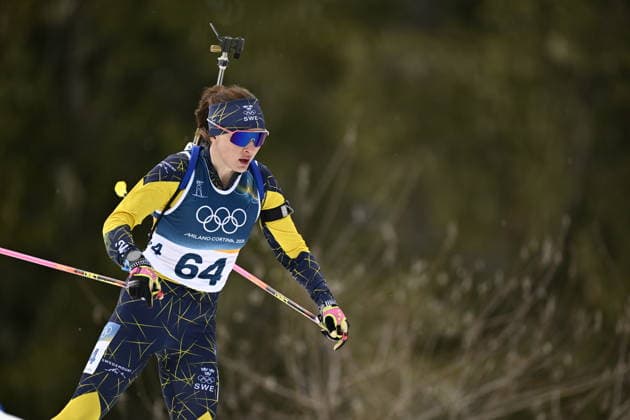 ANTERSELVA, ITALY 20260211 Linn Gestblom during the women s 15 km distance race in biathlon in Anterselva during the Winter Olympics in Milan Cortina, Italy. *** The image is included in the SPORTS PACKAGE. For others PAYMENT IMAGE *** ANTERSELVA ITALY x10050x *** ANTERSELVA, ITALY 20260211 Linn Gestblom during the women s 15 km distance race in biathlon in Anterselva during the Winter Olympics in Milan Cortina, Italy The image is included in the SPORTS PACKAGE For others PAYMENT IMAGE ANTERSELVA ITALY x10050x  Copyright: xPontusxLundahl TTx 2026 OLYMPICS BIATHING 15 KM WOMEN