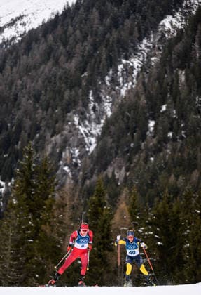 260211 Lea Meier of Switzerland and Anna Magnusson of Sweden competes in women s biathlon 15 km individual during day 5 of the 2026 Winter Olympics on February 11, 2026 in Anterselva. Photo: Mathias Bergeld BILDBYRAN kod MB JM0789 skidskytte biathlon skiskyting Olympic Games, Olympische Spiele, Olympia, OS olympics winter olympics os ol olympiska spel vinter-os olympiske leker milano cortina 2026 milan cortina 2026 milano cortina 2026 olympic games milano cortina 2026 winter olympic games milano cortina-os milano cortina-ol vinter-ol 5 bbeng individual 15 km dam women kvinner Sweden sverige *** 260211 Lea Meier of Switzerland and Anna Magnusson of Sweden competes in women s biathlon 15 km individual during day 5 of the 2026 Winter Olympics on February 11, 2026 in Anterselva Photo Mathias Bergeld BILDBYRAN code MB JM0789 biathlon biathlon olympic games olympics olympics winter olympics os ol olympiska spel vinter os olympiske leker milano cortina 2026 milan cortina 2026 milano cortina 2026 olympic games milano cortina 2026 winter olympic games milano cortina os milano cortina ol vinter ol 5 bbeng individual 15 km dam women kvinner Sweden sverige  Copyright: MATHIASxBERGELD BB260211MB061