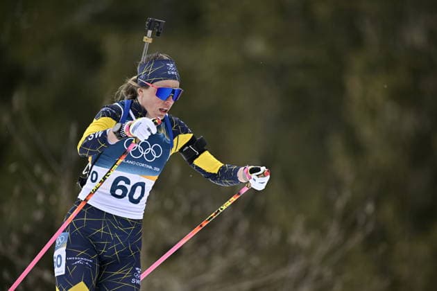 ANTERSELVA, ITALY 20260211 Elvira Öberg during the women s 15 km distance race in biathlon in Anterselva during the Winter Olympics in Milan Cortina, Italy. *** The image is included in the SPORTS PACKAGE. For others PAID IMAGE *** ANTERSELVA ITALY x10050x *** ANTERSELVA, ITALY 20260211 Elvira Öberg during the women s 15 km distance race in biathlon in Anterselva during the Winter Olympics in Milan Cortina, Italy The image is included in the SPORTS PACKAGE For others PAID IMAGE ANTERSELVA ITALY x10050x  Copyright: xPontusxLundahl TTx 2026 OLYMPICS BIATHING 15 KM WOMEN