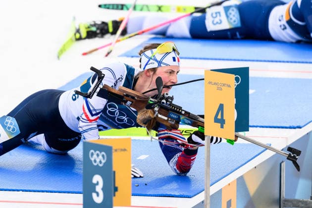 260211 Justine Braisaz-Bouchet of France competes in women s biathlon 15 km individual during day 5 of the 2026 Winter Olympics on February 11, 2026 in Anterselva. Photo: Joel Marklund BILDBYRAN kod JM JM0789 skidskytte biathlon skiskyting Olympic Games, Olympische Spiele, Olympia, OS olympics winter olympics os ol olympiska spel vinter-os olympiske leker milano cortina 2026 milan cortina 2026 milano cortina 2026 olympic games milano cortina 2026 winter olympic games milano cortina-os milano cortina-ol vinter-ol 5 bbeng individual 15 km dam women kvinner *** 260211 Justine Braisaz Bouchet of France competes in women s biathlon 15 km individual during day 5 of the 2026 Winter Olympics on February 11, 2026 in Anterselva Photo Joel Marklund BILDBYRAN kod JM JM0789 biathlon biathlon olympic games olympics winter olympics os ol olympiska spel vinter os olympiske leker milano cortina 2026 milan cortina 2026 milano cortina 2026 olympic games milano cortina 2026 winter olympic games milano cortina os milano cortina ol vinter ol 5 bbeng individual 15 km dam kvinner  Copyright: JOELxMARKLUND BB260211JM020