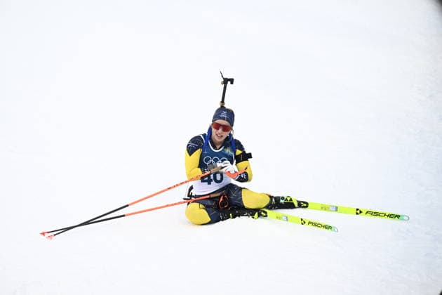 ANTERSELVA, ITALIEN 20260211 Anna Magnusson efter malgang i damernas 15 km distanslopp i skidskytte i Anterselva under vinter-OS i Milano Cortina, Italien. *** Bilden ingar i SPORTPAKET. För övriga BETALBILD *** ANTERSELVA ITALIEN x10050x *** ANTERSELVA, ITALY 20260211 Anna Magnusson after the womens 15 km biathlon distance race in Anterselva during the Winter Olympics in Milan Cortina, Italy The picture is in the SPORT PACKAGE For others PAYPICTURE ANTERSELVA ITALY x10050x  Copyright: xPontusxLundahl TTx OS 2026 SKIDSKYTTE 15 KM DAMER