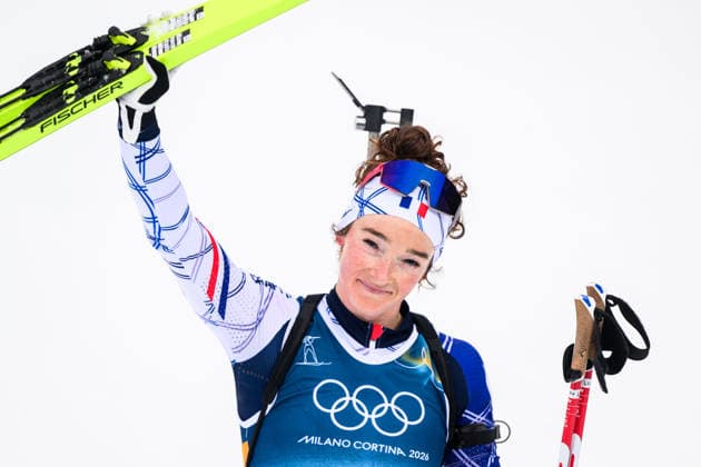 260211 Lou Jeanmonnot of France celebrates in women s biathlon 15 km individual during day 5 of the 2026 Winter Olympics on February 11, 2026 in Anterselva. Photo: Mathias Bergeld BILDBYRAN kod MB JM0789 skidskytte biathlon skiskyting Olympic Games, Olympische Spiele, Olympia, OS olympics winter olympics os ol olympiska spel vinter-os olympiske leker milano cortina 2026 milan cortina 2026 milano cortina 2026 olympic games milano cortina 2026 winter olympic games milano cortina-os milano cortina-ol vinter-ol 5 bbeng individual 15 km dam women kvinner jubel *** 260211 Lou Jeanmonnot of France celebrates in women s biathlon 15 km individual during day 5 of the 2026 Winter Olympics on February 11, 2026 in Anterselva Photo Mathias Bergeld BILDBYRAN code MB JM0789 biathlon biathlon olympic games olympics olympics winter olympics os ol olympiska spel vinter os olympiske leker milano cortina 2026 milan cortina 2026 milano cortina 2026 olympic games milano cortina 2026 winter olympic games milano cortina os milano cortina ol vinter ol 5 bbeng individual 15 km dam women kvinner jubel  Copyright: MATHIASxBERGELD BB260211MB071