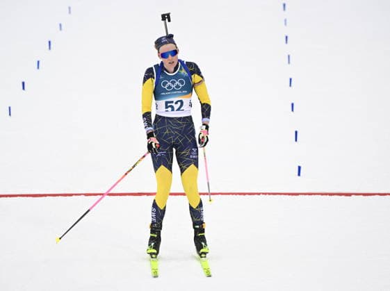 ANTERSELVA, ITALY 20260211 Hanna Öberg crosses the finish line in the women s 15 km distance race in biathlon in Anterselva during the Winter Olympics in Milan Cortina, Italy. *** The image is included in the SPORTS PACKAGE. For others PAID IMAGE ** ANTERSELVA ITALY x10030x *** ANTERSELVA, ITALY 20260211 Hanna Öberg crosses the finish line in the women s 15 km distance race in biathlon in Anterselva during the Winter Olympics in Milan Cortina, Italy The image is included in the SPORTS PACKAGE For others PAID IMAGE ANTERSELVA ITALY x10030x  Copyright: xJonasxEkströmer TTx 2026 OLYMPICS BIATHING 15 KM WOMEN