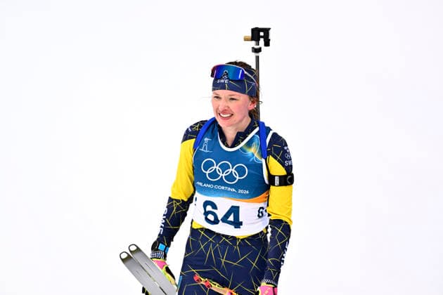 ANTERSELVA, ITALIEN 20260211 Linn Gestblom efter malgang i damernas 15 km distanslopp i skidskytte i Anterselva under vinter-OS i Milano Cortina, Italien. *** Bilden ingar i SPORTPAKET. För övriga BETALBILD *** ANTERSELVA ITALIEN x10050x *** ANTERSELVA, ITALY 20260211 Linn Gestblom after the womens 15 km biathlon distance race in Anterselva during the Winter Olympics in Milan Cortina, Italy Picture in SPORTPAKET For others PAYPICTURE ANTERSELVA ITALY x10050x  Copyright: xPontusxLundahl TTx OS 2026 SKIDSKYTTE 15 KM DAMER