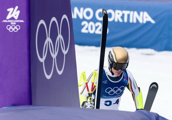 OLYMPICS - Winter Olympic Games, Olympische Spiele, Olympia, OS Milano Cortina 2026 BORMIO,ITALY,11.FEB.26 - OLYMPICS, ALPINE SKIING - Winter Olympic Games Milano Cortina 2026, Super G, men. Image shows Anton Grammel (GER).  GEPAxpictures xWolfgangxGrebien