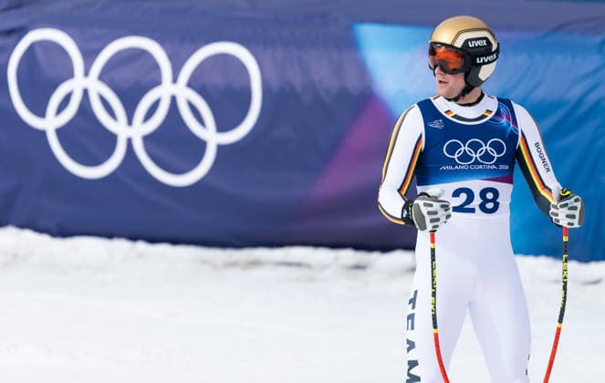 OLYMPICS - Winter Olympic Games, Olympische Spiele, Olympia, OS Milano Cortina 2026 BORMIO,ITALY,11.FEB.26 - OLYMPICS, ALPINE SKIING - Winter Olympic Games Milano Cortina 2026, Super G, men. Image shows Simon Jocher (GER).  GEPAxpictures xWolfgangxGrebien