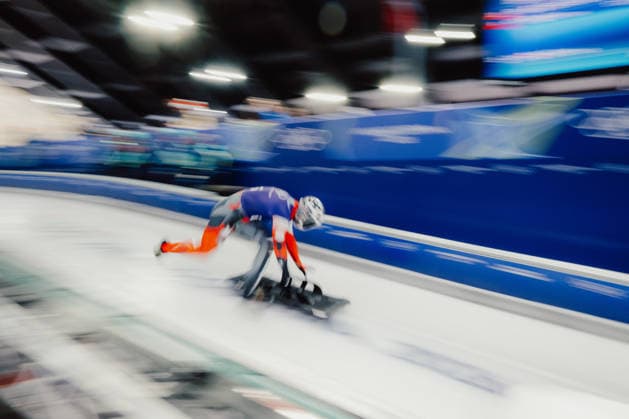 OLYMPICS - Winter Olympic Games, Olympische Spiele, Olympia, OS Milano Cortina 2026 CORTINA D AMPEZZO,ITALY,11.FEB.26 - OLYMPICS, SKELETON - Winter Olympic Games Milano Cortina 2026, men, training. Image shows Josip Brusic (CAN).  GEPAxpictures xAlexanderxSolc