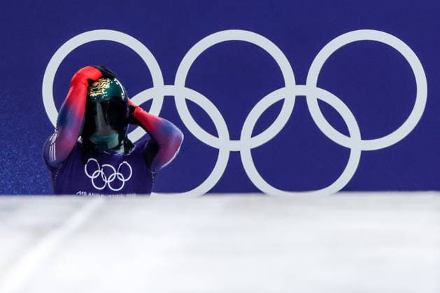OLYMPICS - Winter Olympic Games, Olympische Spiele, Olympia, OS Milano Cortina 2026 CORTINA D AMPEZZO,ITALY,11.FEB.26 - OLYMPICS, SKELETON - Winter Olympic Games Milano Cortina 2026, men, training. Image shows Seunggi Jung (KOR).  GEPAxpictures xMaticxKlansek