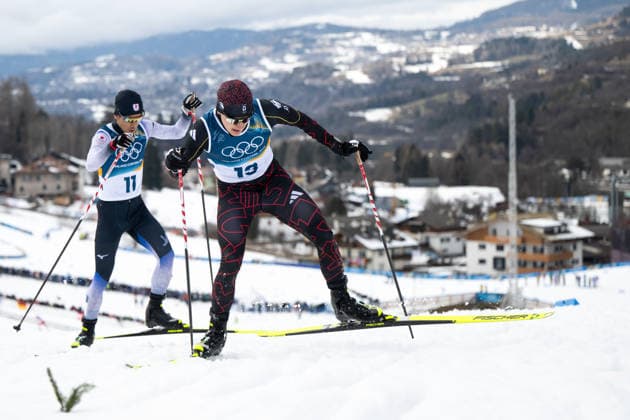 SCHMID Julian (Deutschland), ITA, Olympische Spiele Milano Cortina 2026, Olympia, Nordische Kombination 10 km Gundersen, Langlauf, 11.02.2026 ITA, Olympische Spiele Milano Cortina 2026, Olympia, Nordische Kombination 10 km Gundersen, 11.02.2026 Tesero *** SCHMID Julian Germany , ITA, Olympic Games Milano Cortina 2026, Olympic Games, Nordic Combined 10 km Gundersen, Cross-Country Skiing, 11 02 2026 ITA, Olympic Games Milano Cortina 2026, Olympic Games, Nordic Combined 10 km Gundersen, 11 02 2026 Tesero Copyright: xEibner-Pressefoto Memmlerx EP_MMR